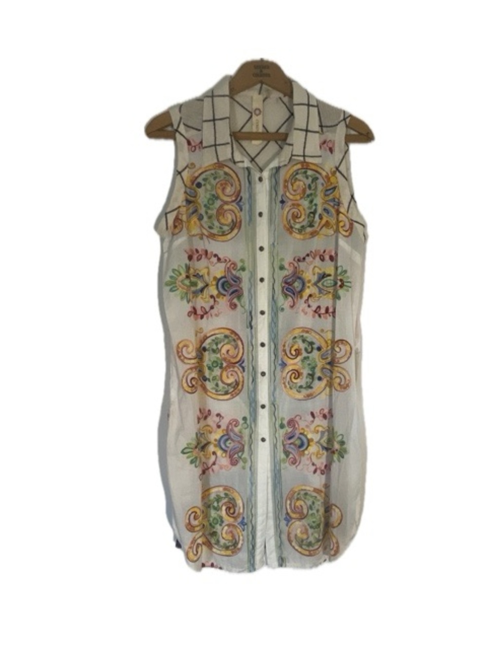 Cyrenaica multi design shirt dress
